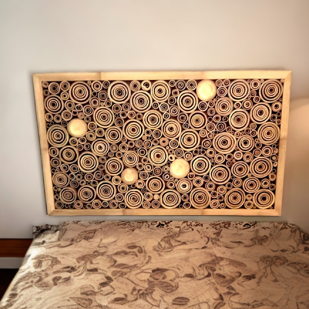 kerajinan bambu - wall decor